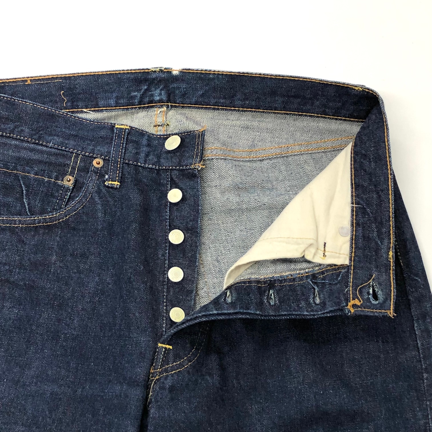 LEVI'S 501 66 SINGLE 「濃紺極上、スレーキスタンプ、実寸W30.5 L27.5 