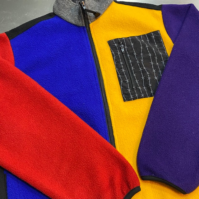 LAST CHANCE 有刺鉄線 CRAYZY COLOR FLEECE OLD MODEL｜SAFARI
