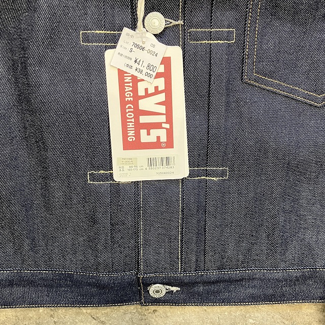 NEW】LEVI'S VINTAGE CLOTHING 70506-0024 506XX 38|SAFARI NEW】LEVI'S VINTAGE CLOTHING 70506-0024 506XX 38|SAFARI